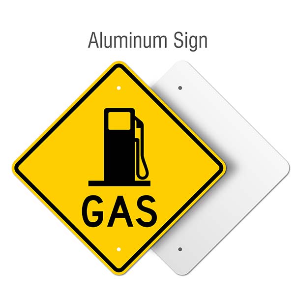 Gas Traffic Sign