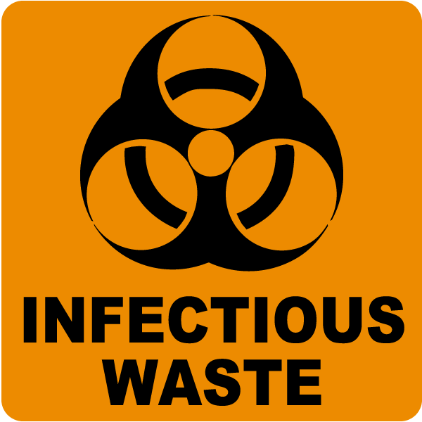 Infectious Waste Label