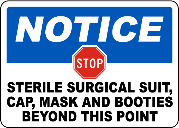 Stop PPE Required Beyond This Point Sign