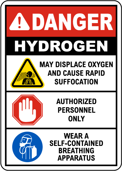 Hydrogen May Displace Oxygen Sign