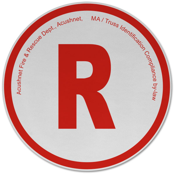 Massachusetts Roof Truss Sign