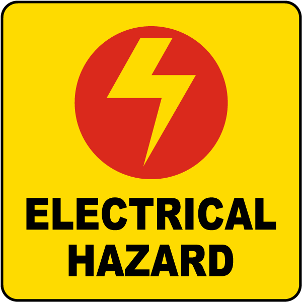 Electrical Hazard Label
