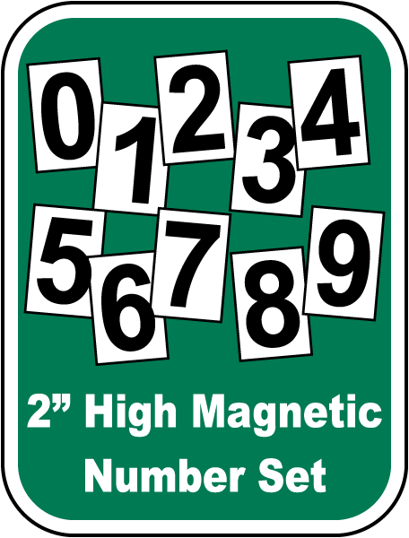 Magnetic Number Set For Steel Scoreboard