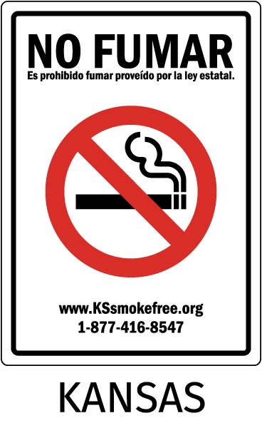 Kansas No Smoking Sign