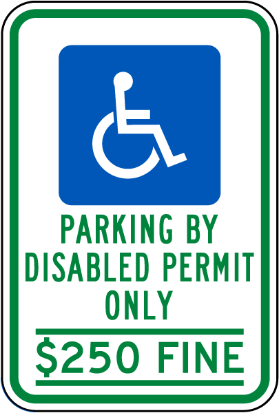 Florida Handicap Parking Sign
