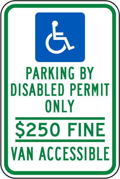 Florida Handicap Parking Sign