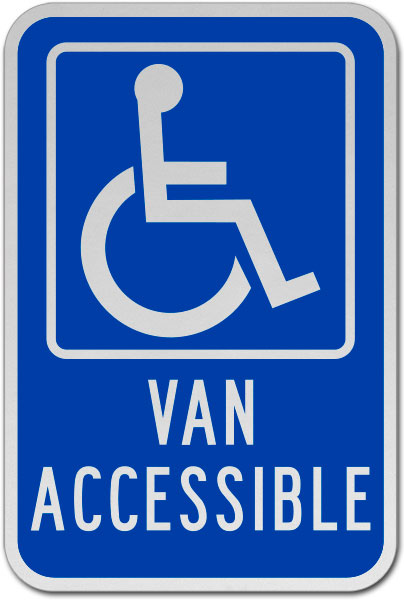Van Accessible Parking Sign