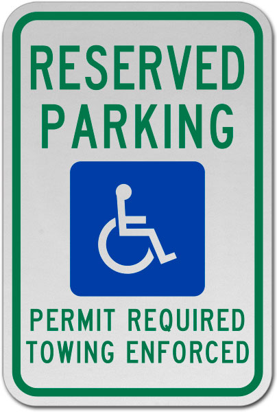 Arkansas Accessible Parking Sign