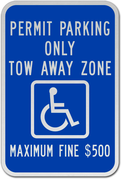 Georgia Accessible Parking Sign