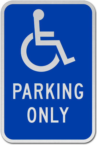 Iowa Accessible Parking Sign
