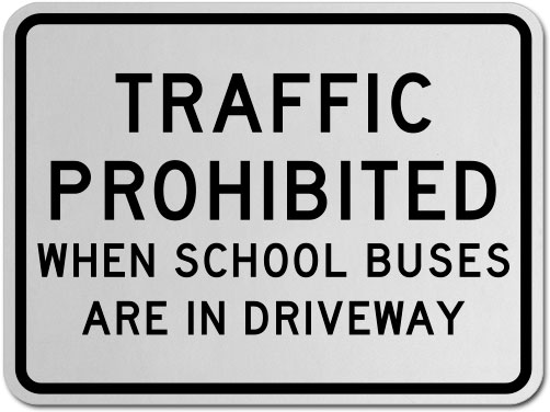 Traffic Prohibited Sign