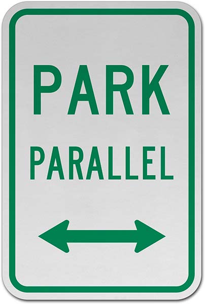 Park Parallel Sign