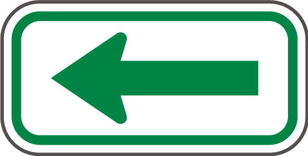 Green Arrow Sign