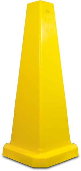 Yellow Wet Floor Cone