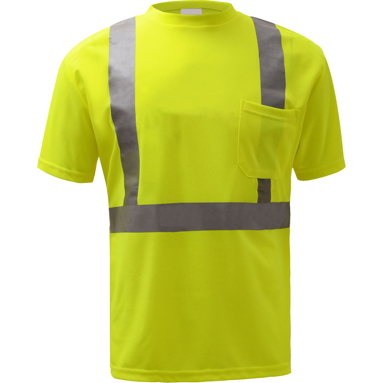 ANSI Class 2 Moisture Wicking Short Sleeve Safety T-Shirt