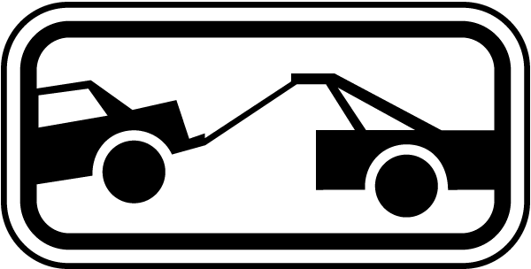 Tow Away Zone Sign