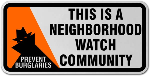 Neighborhood Watch Community Sign