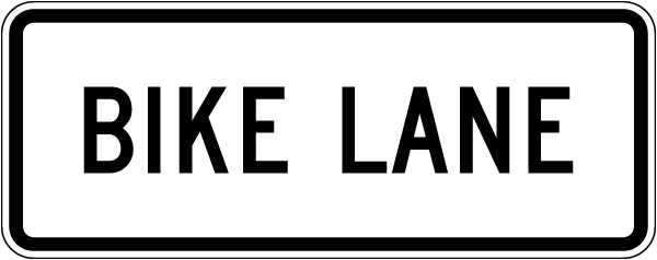Bike Lane Sign