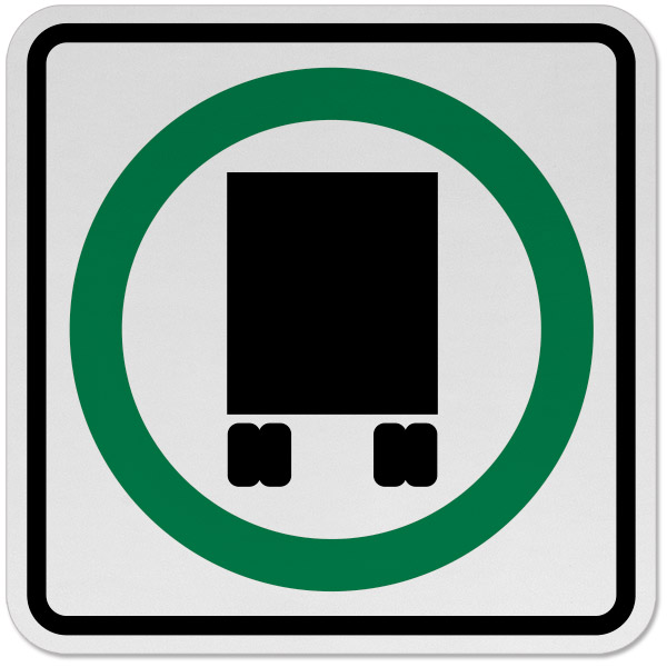 National Network Truck Route Sign