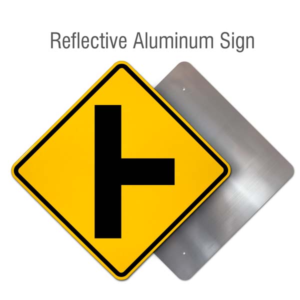 Right Side Road Intersection Sign