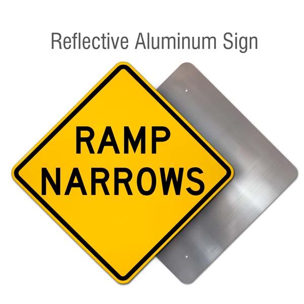 Ramp Narrows Sign