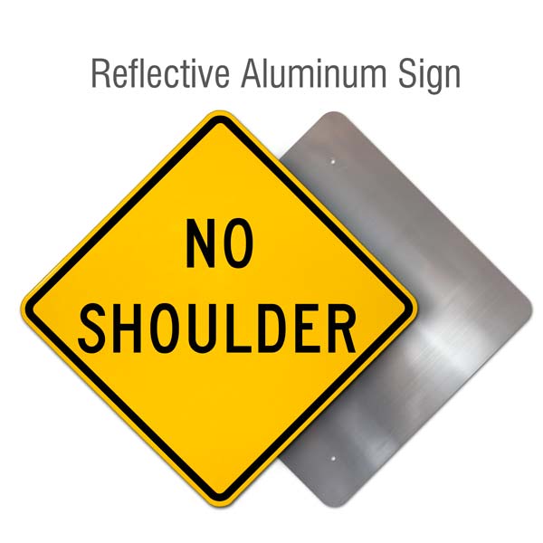 No Shoulder Sign