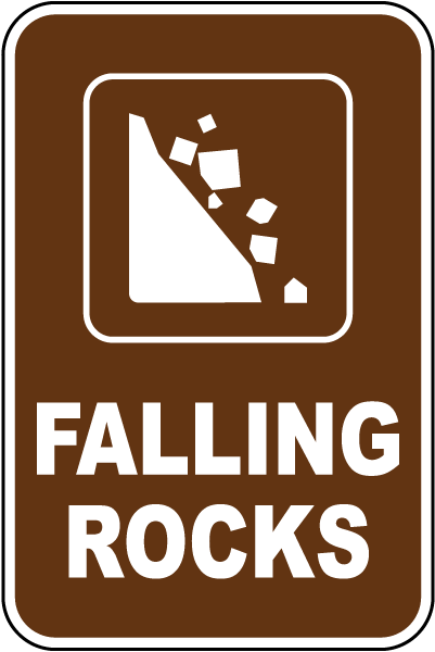 Falling Rocks Sign