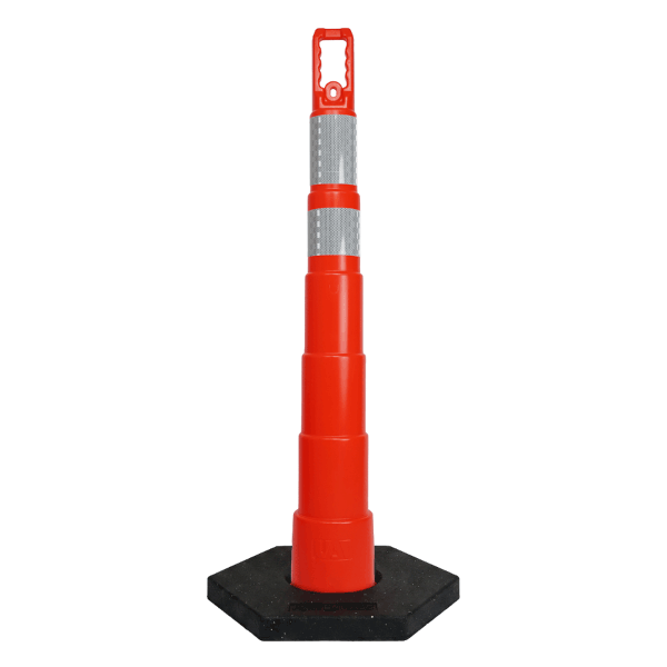 42" Channelizer Cone with 2 reflective bands and 16 lb. Base