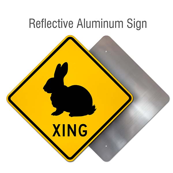 Bunny Crossing Sign