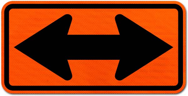 Two Direction Large Arrow