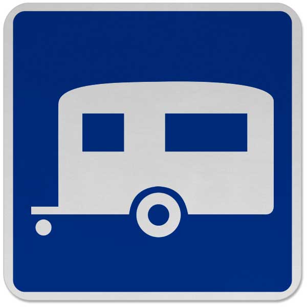 Trailer Camping Sign