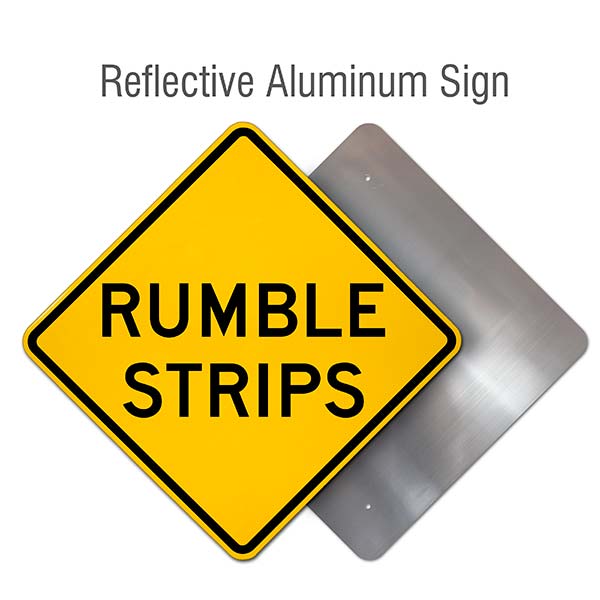 Rumble Strips Sign