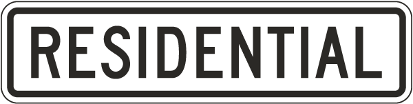 Residential Sign