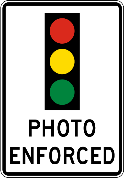 Photo Enforced Sign