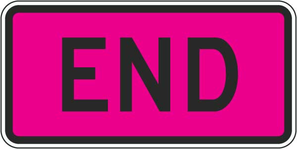 End Sign