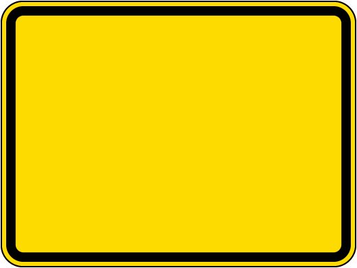 Hidden Sign Rectangle Custom Rectangle Solar LED Traffic Signs - Shop Now, Ships Fast