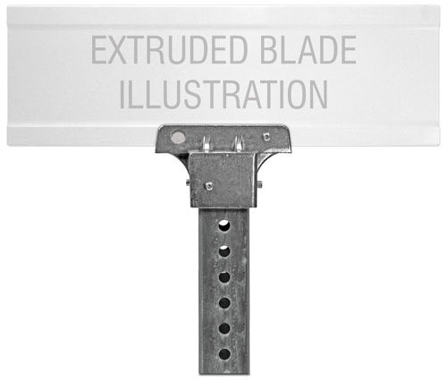 Square Post Extruded Blade Street Name Sign Bracket