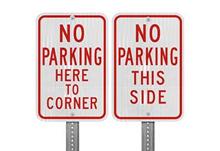 Area Specific Parking Signs