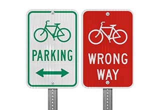 Bike Parking Signs