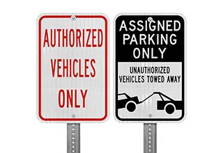 Business Parking Signs