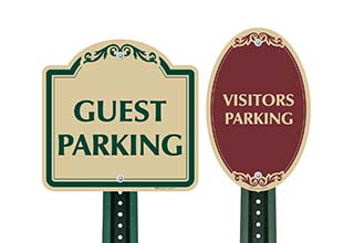 Decorative Reserved Parking Signs