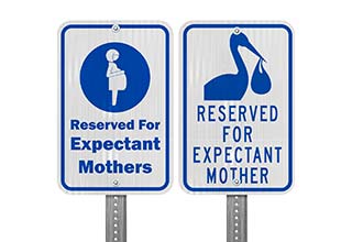 Maternity Parking Signs