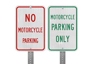 Motorcycle Parking Signs