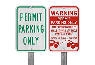 Permit Parking Signs