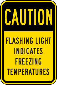 Flashing Light Sign
