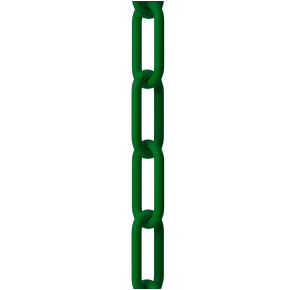 500 ft. Dark Green Plastic Chain