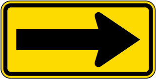 One Direction Large Right Arrow Sign