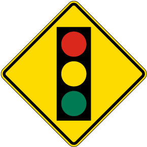 Traffic Signal Ahead Sign