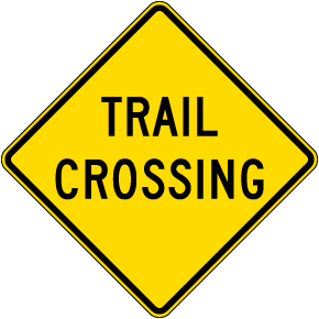 Trail Crossing Sign