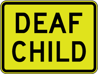 Deaf Child Sign